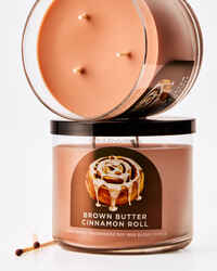 Brown Butter Cinnamon Roll 3-Wick Candle
