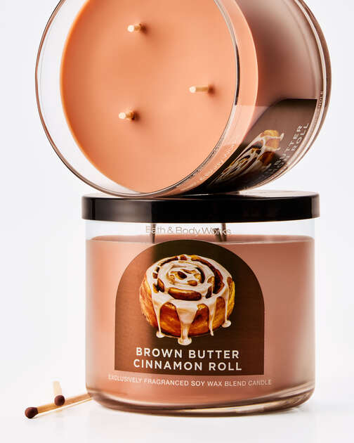 Brown Butter Cinnamon Roll 3-Wick Candle
