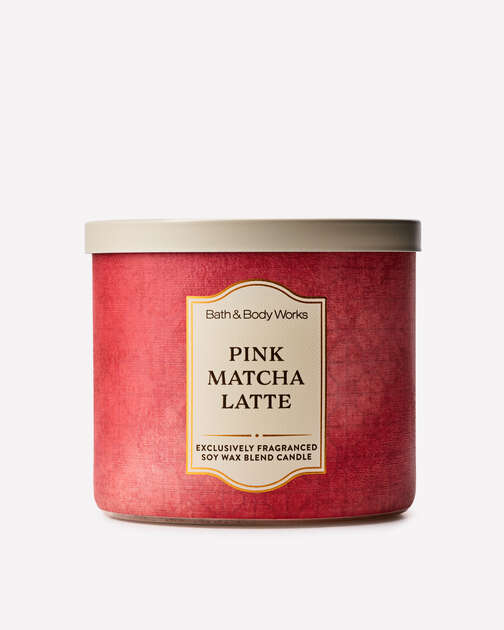 Pink Matcha Latte 3-Wick Candle