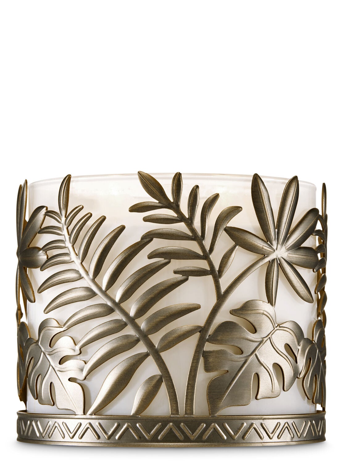 Palm Leaves 3-Wick Candle Holder - Bath And Body Works