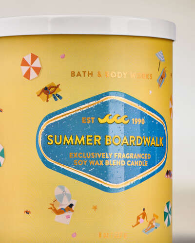 Summer Boardwalk Single Wick Candle