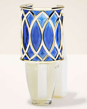 Blue Geometric Scent Control™ Nightlight Wallflowers Fragrance Plug