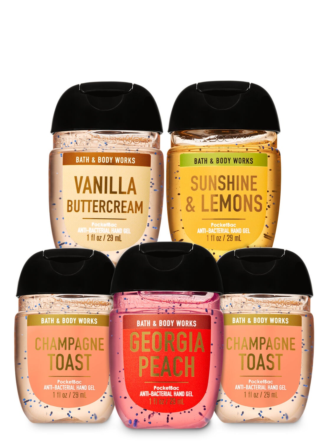 Sweet Favorites Pocketbac Hand Sanitizers, 5-Pack - Bath And Body Works