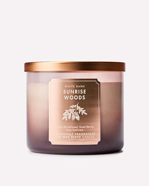 Sunrise Woods 3-Wick Candle