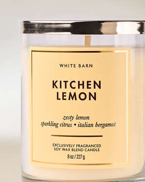 Kitchen Lemon Single Wick Candle