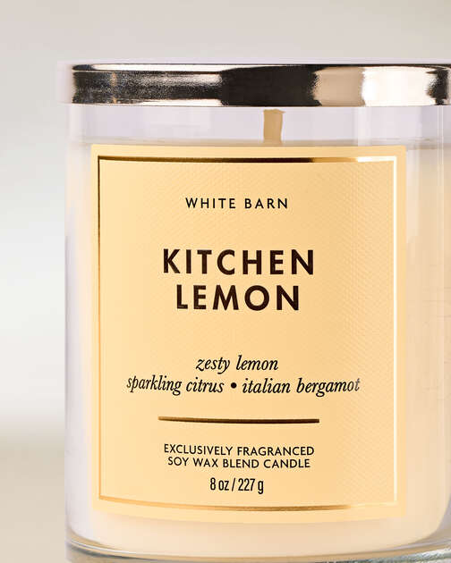 Kitchen Lemon Single Wick Candle
