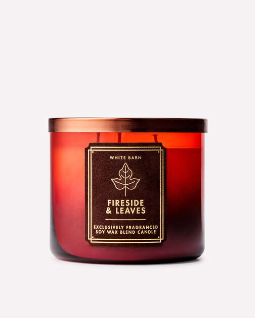 Fireside & Leaves 3-Wick Candle