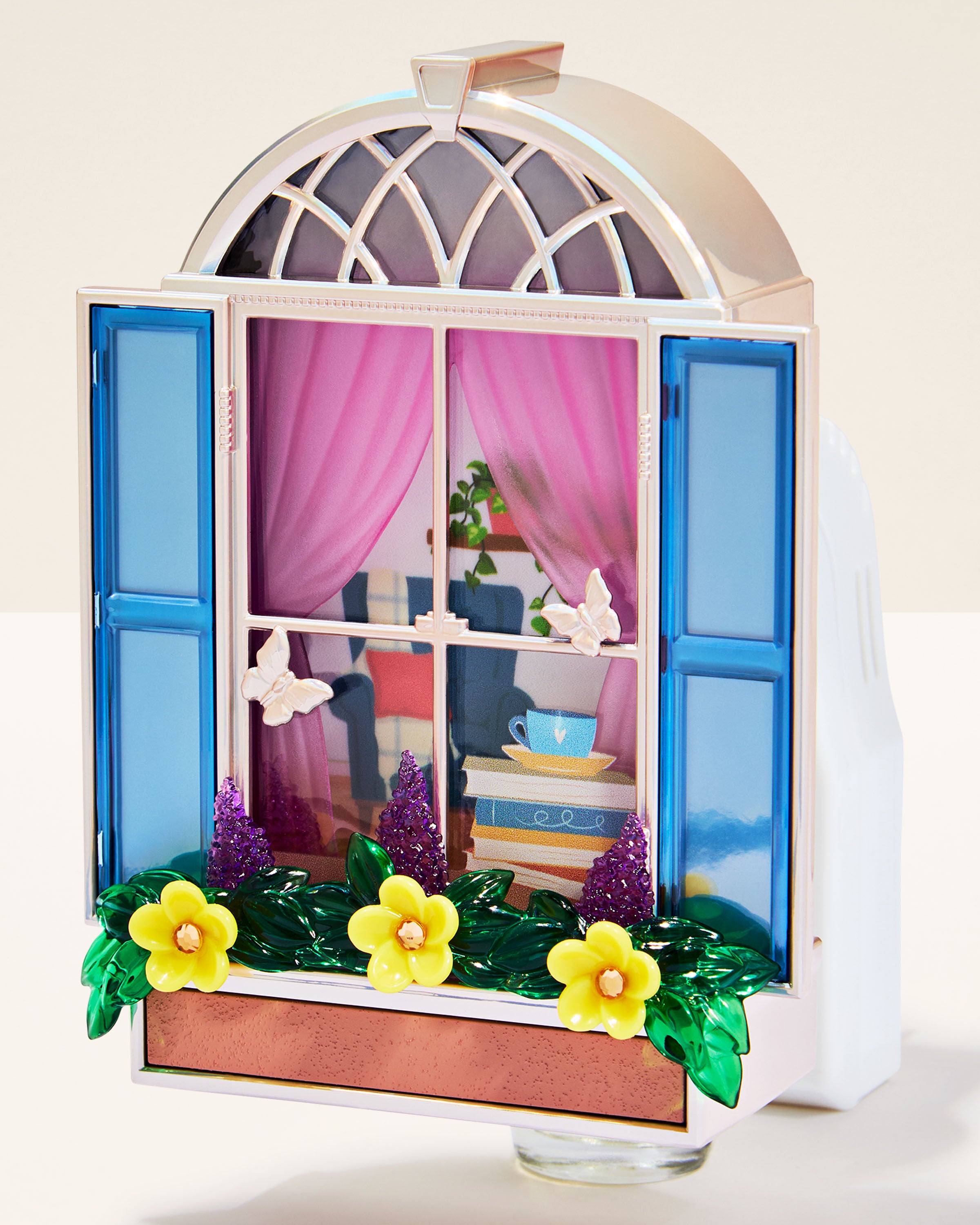 【プリンセス】バスアンドボディワークス　プロジェクター　ウォールフラワー　芳香器 Spring Window Projector Nightlight Wallflowers Fragrance Plug