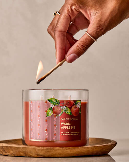 Warm Apple Pie 3-Wick Candle