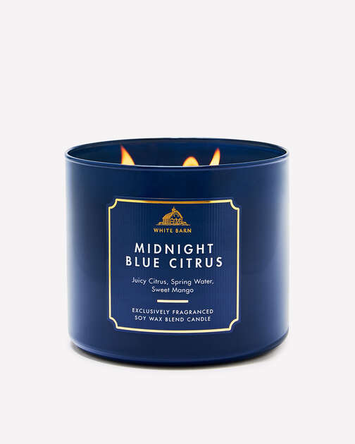 Midnight Blue Citrus 3-Wick Candle