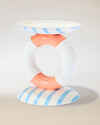 Ring Buoy Pedestal 3-Wick Candle Holder