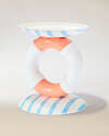 Ring Buoy Pedestal 3-Wick Candle Holder