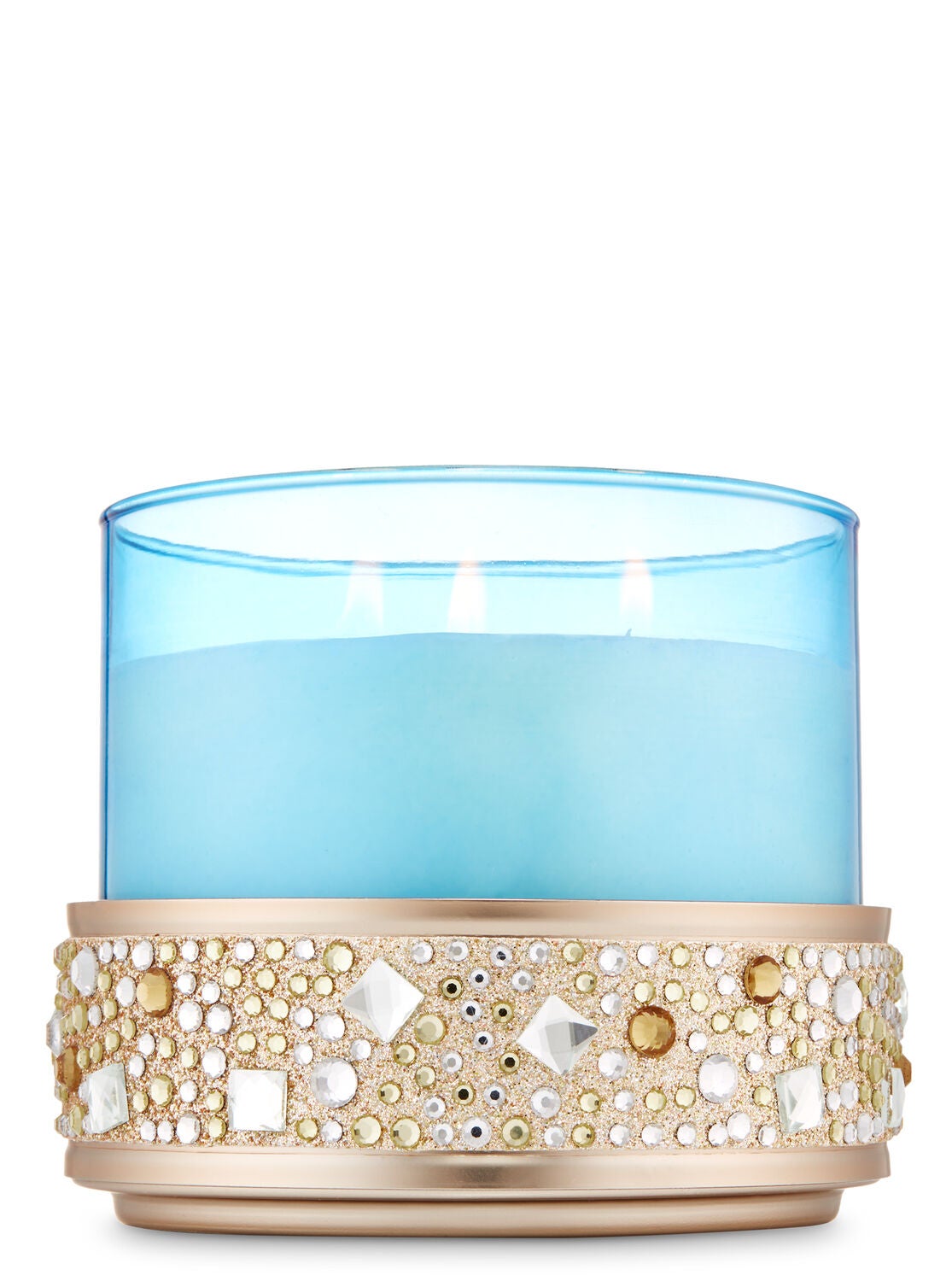 Sparkling Gems 3-Wick Candle Holder - Bath And Body Works