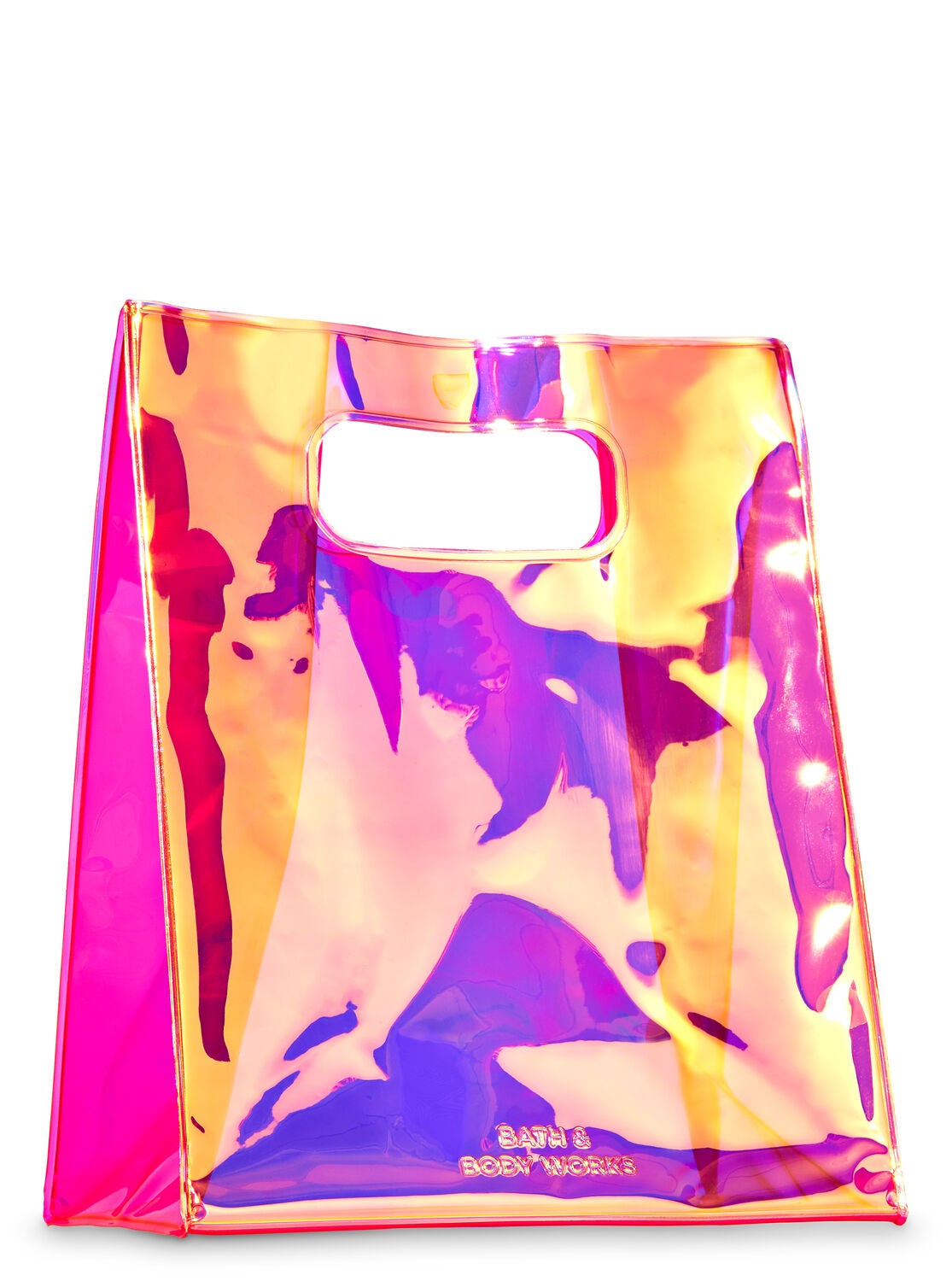 Pink Iridescent Gift Bag - Bath And Body Works