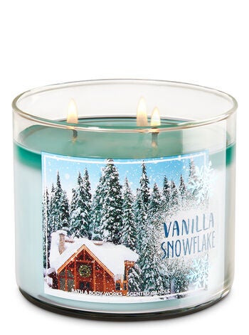 Vanilla Snowflake 3-Wick Candle
