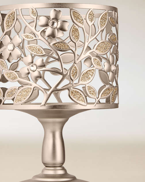 Dogwood Pedestal 3-Wick Candle Holder