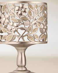 Dogwood Pedestal 3-Wick Candle Holder