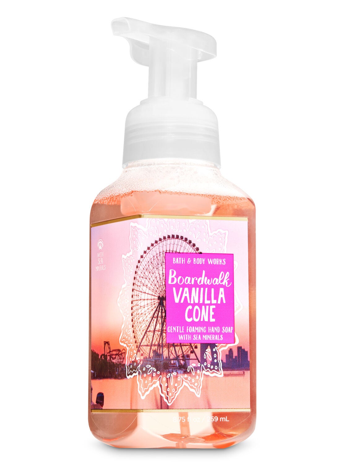 Boardwalk Vanilla Cone Gentle Foaming Hand Soap - Bath And Body Works