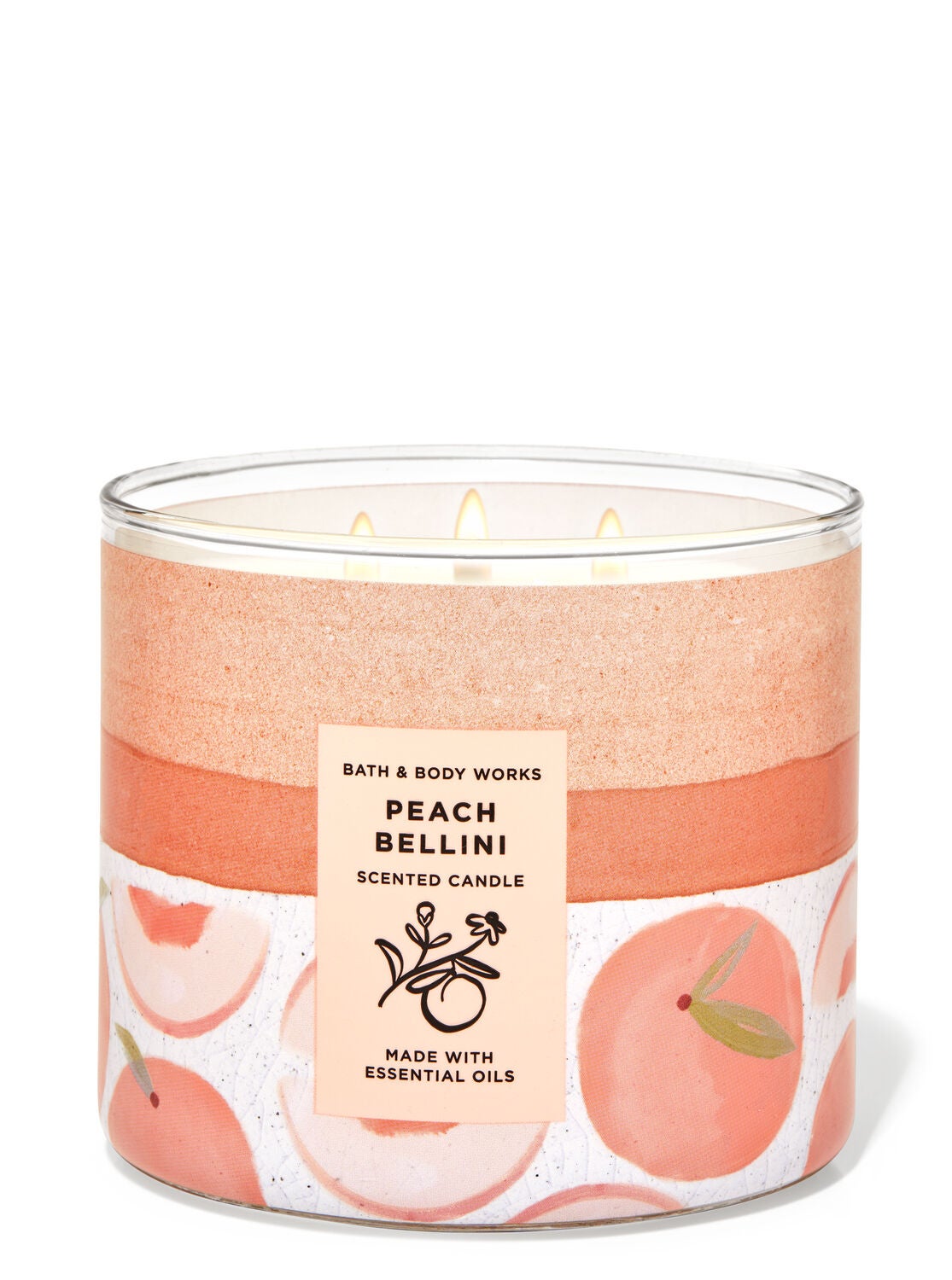 Peach Bellini 3-Wick Candle