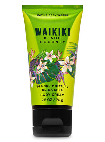  Waikiki Beach Coconut Travel Size Body Cream - Bath And Body Works