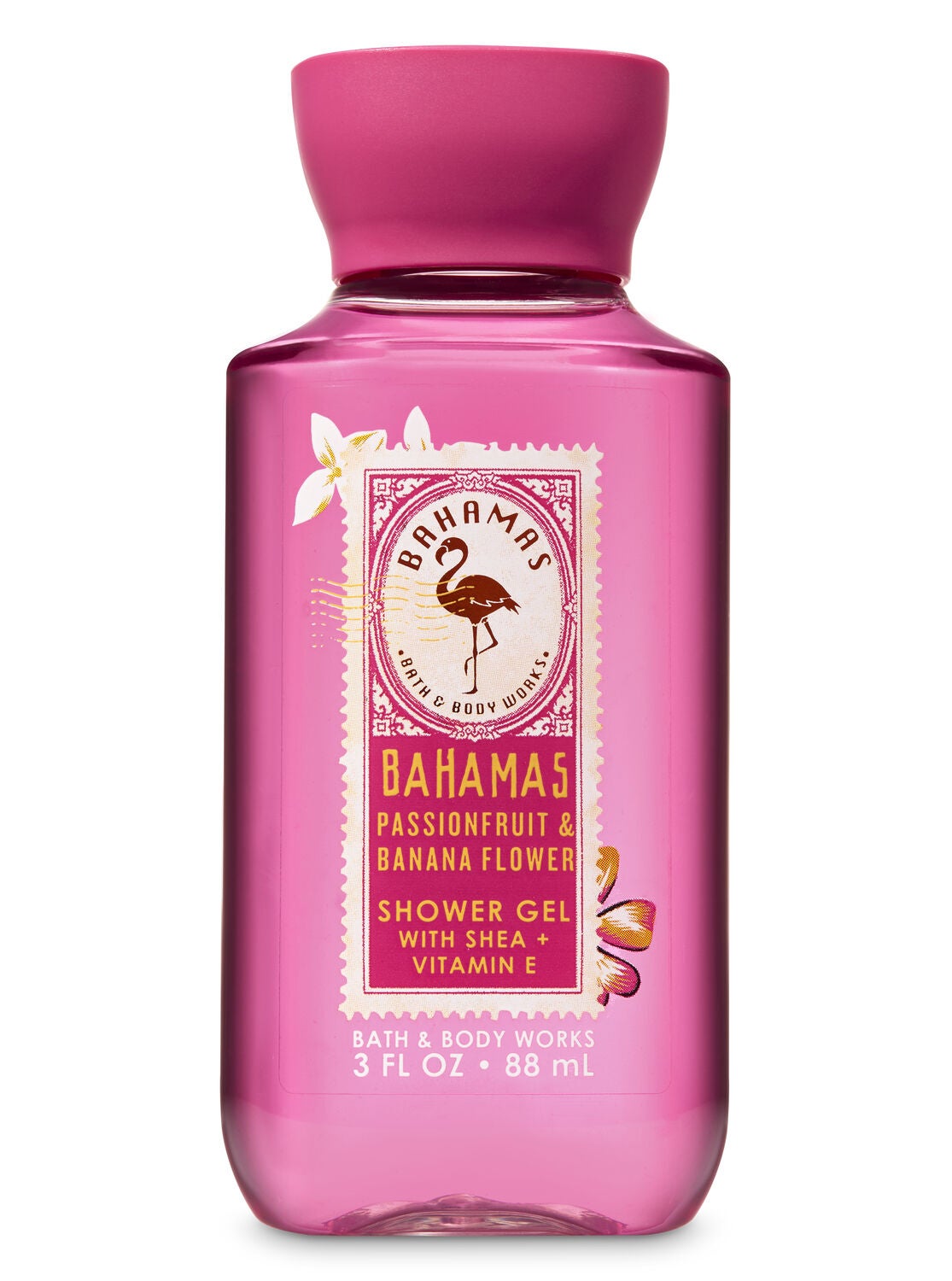 Signature Collection Pink Passionfruit & Banana Flower Travel Size Shower Gel - Bath And Body Works
