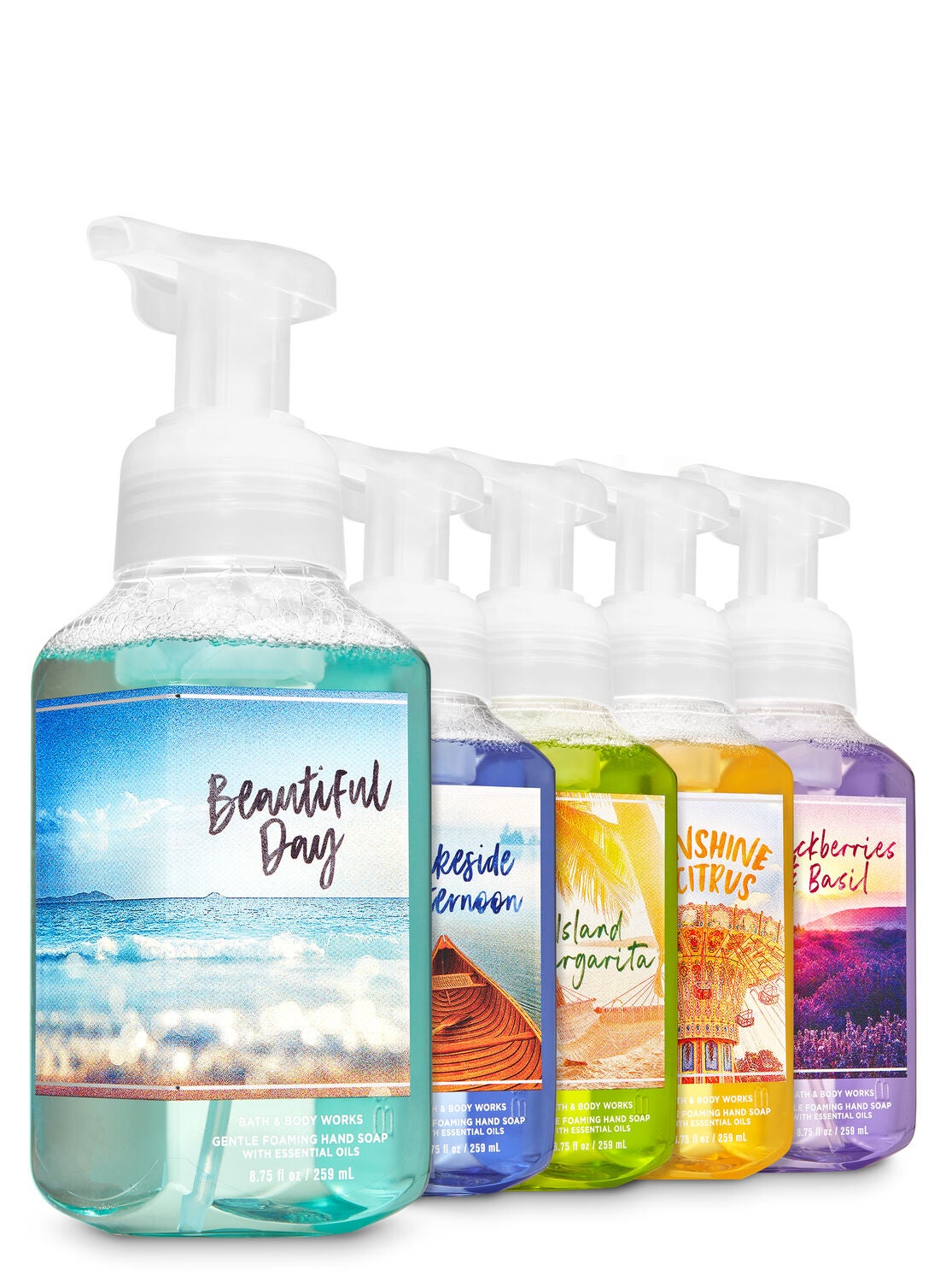 Summer Memories Gentle Foaming Hand Soap, 5-Pack - Bath And Body Works
