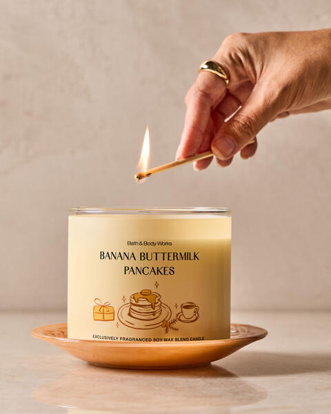 Banana Buttermilk Pancakes 3-Wick Candle