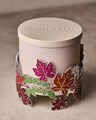 Leaf Garland 3-Wick Candle Holder