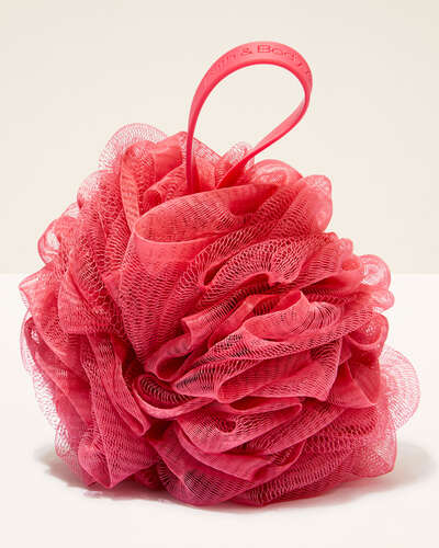 Deep Blush Loofah Bath Sponge