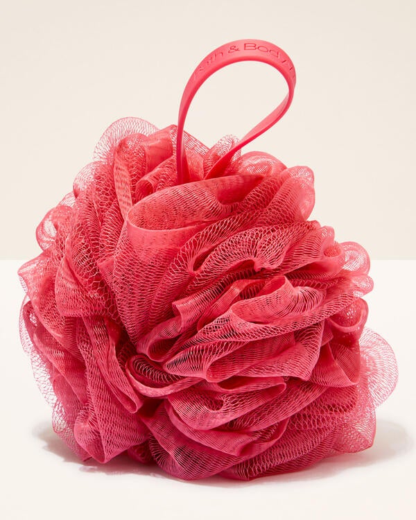 Deep Blush Loofah Bath Sponge