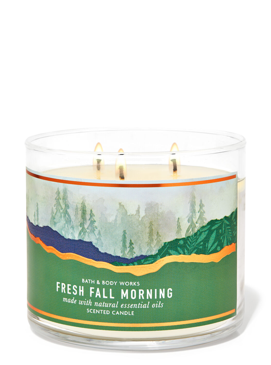 Fresh Fall Morning 3-Wick Candle | Bath &amp; Body Works