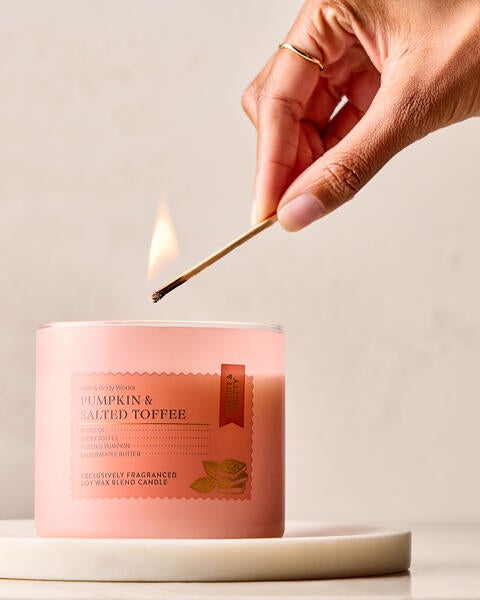 Pumpkin & Salted Toffee 3-Wick Candle