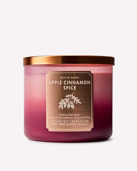 Apple Cinnamon Spice 3-Wick Candle