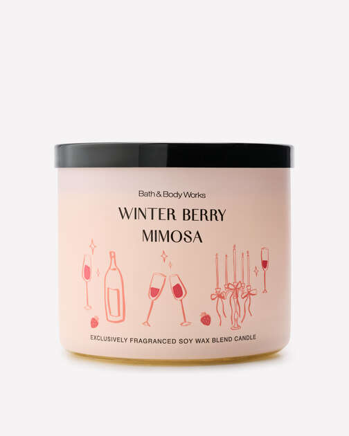 Winter Berry Mimosa 3-Wick Candle
