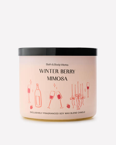 Winter Berry Mimosa 3-Wick Candle