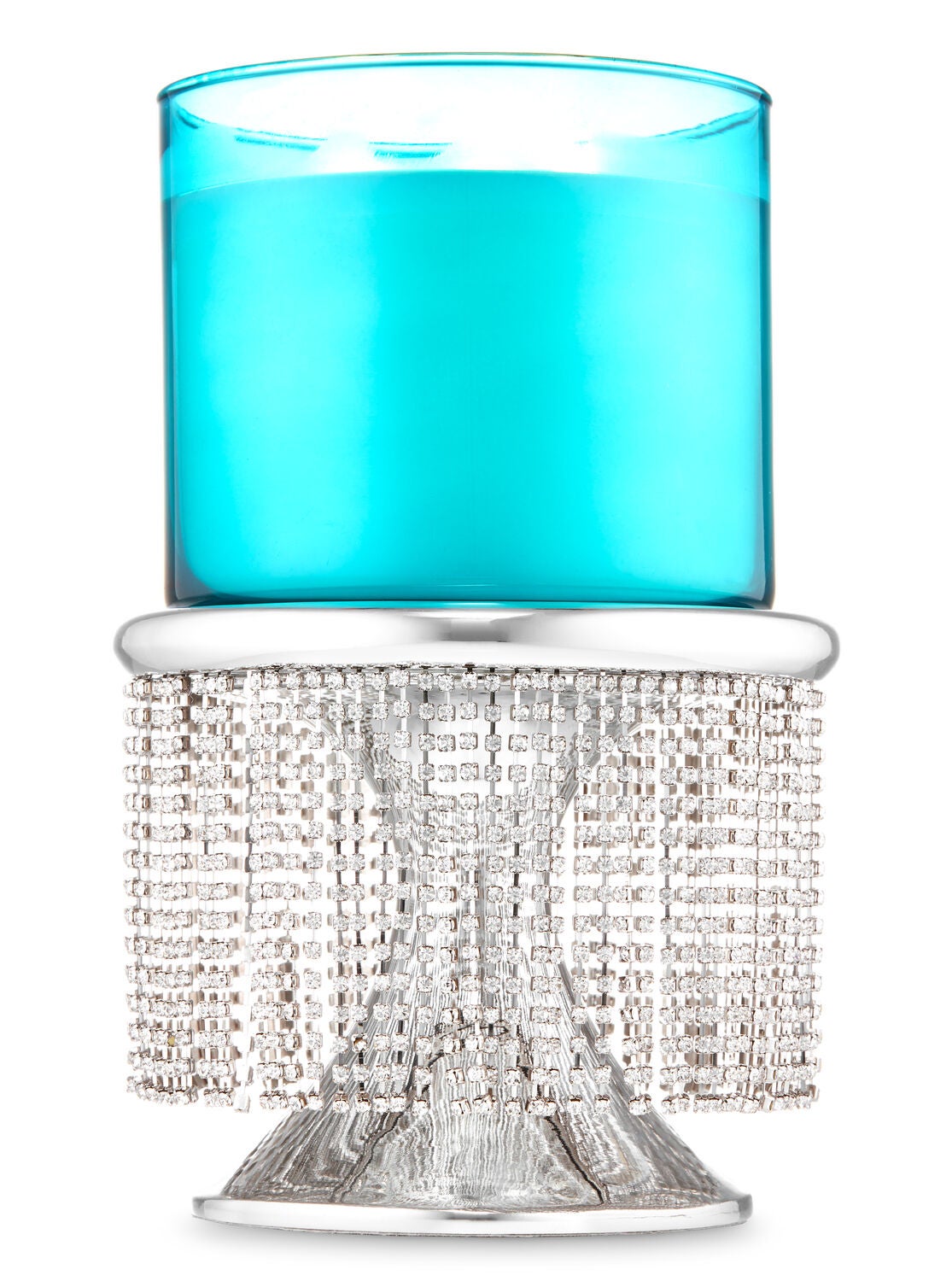 Rhinestone Chain Pedestal 3-Wick Candle Holder - Bath And Body Works