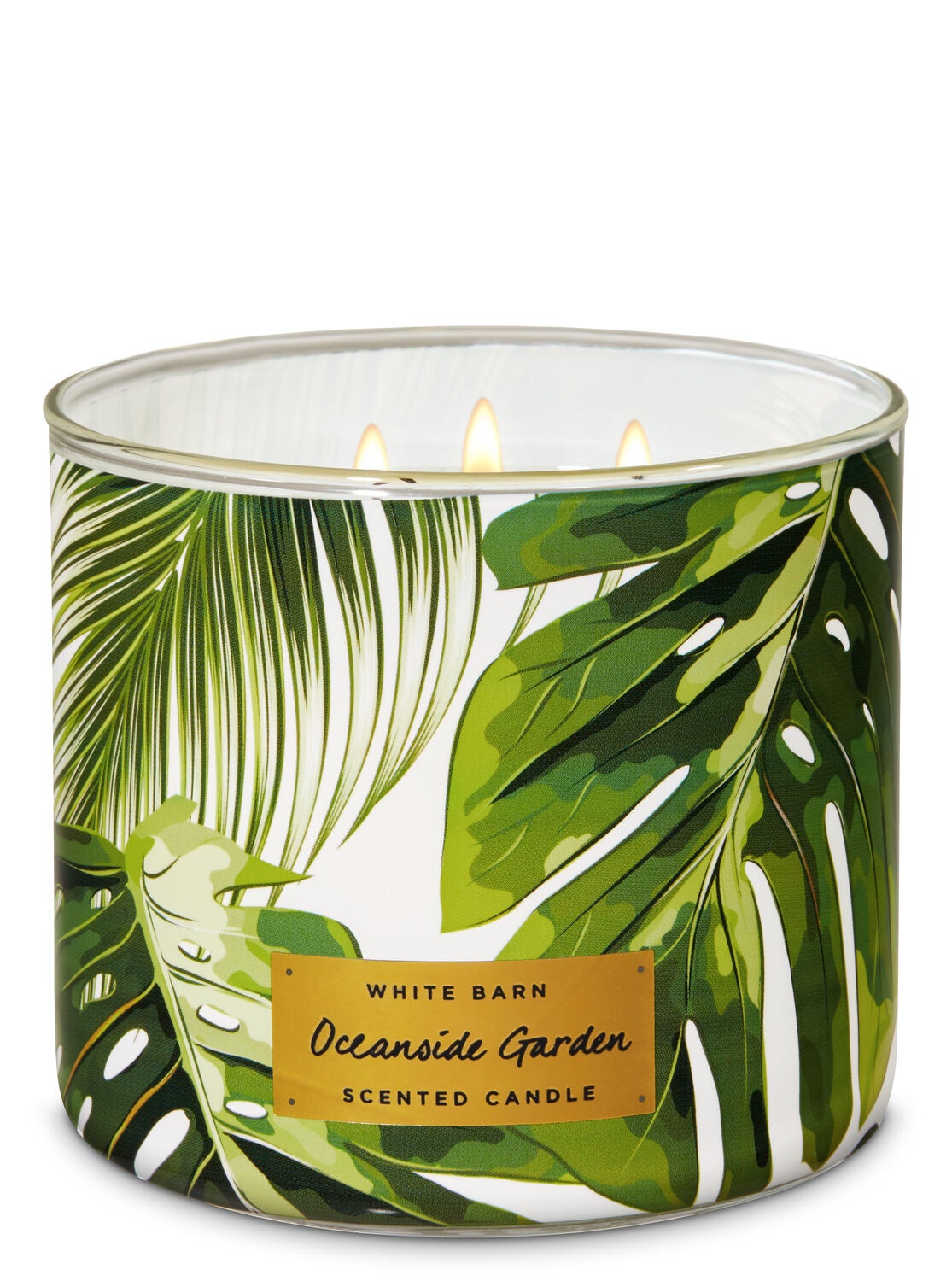 Oceanside Garden 3-Wick Candle - Bath And Body Works