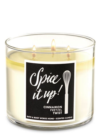 CINNAMON PRETZEL TWIST 3-Wick Candle
