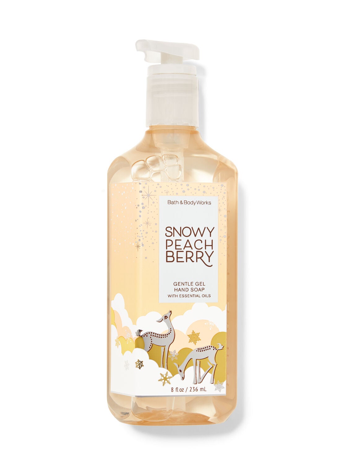 Snowy Peach Berry Gentle Gel Hand Soap
