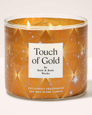 Touch Of Gold 3-Wick Candle