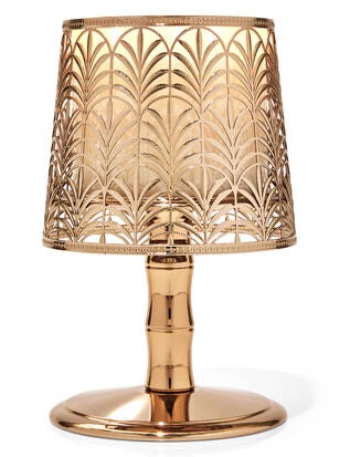 Palm Leaf Lamp 3-Wick Candle Holder