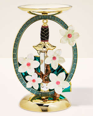 Mulan Pedestal 3-Wick Candle Holder