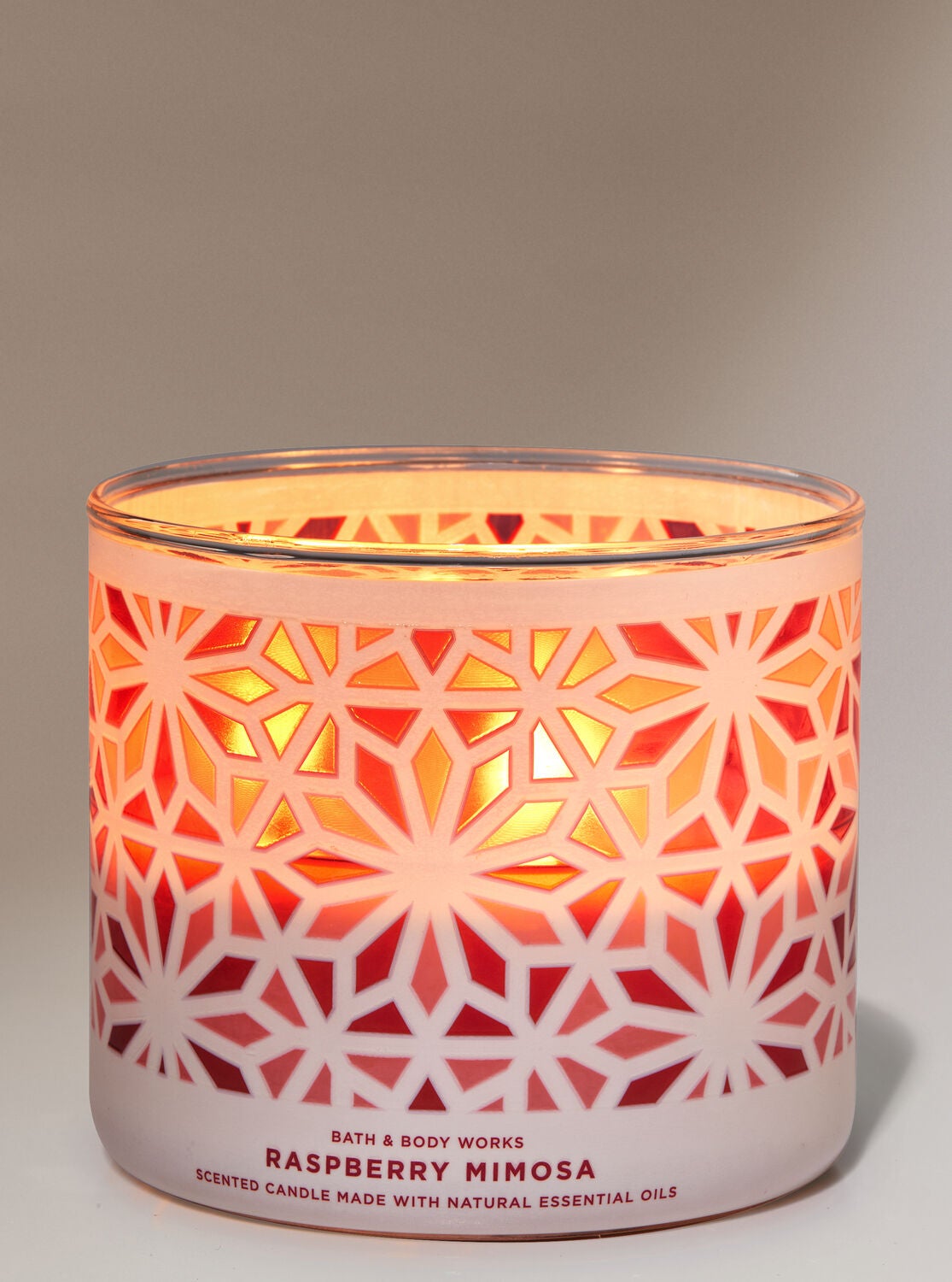 Raspberry Mimosa 3-Wick Candle
