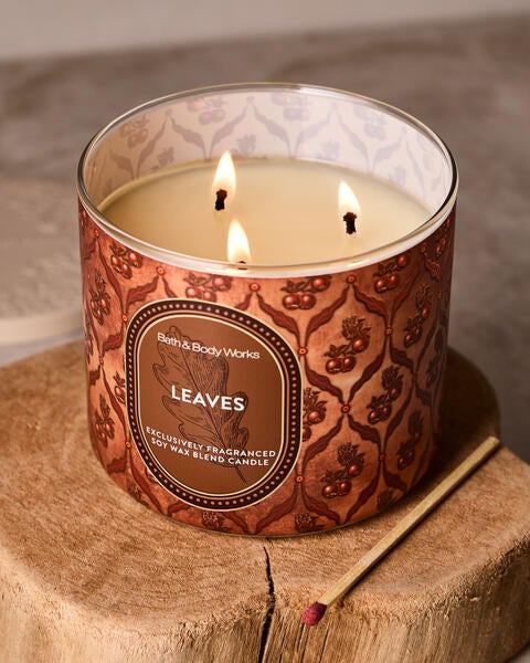 Leaves 3-Wick Candle