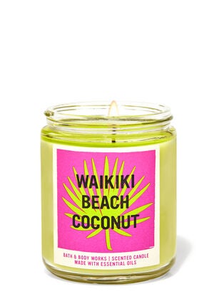 Waikiki Beach Coconut Single Wick Candle