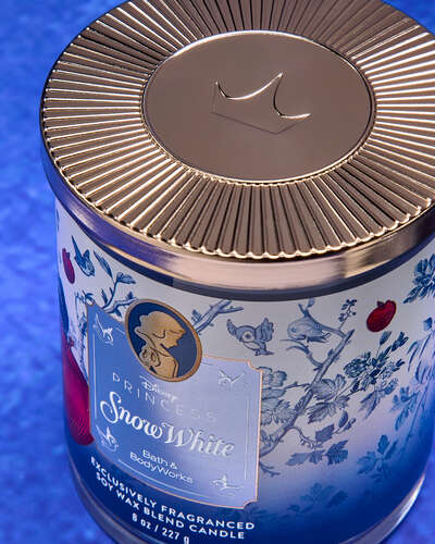 Snow White Single Wick Candle