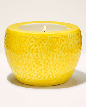 Fresh Amalfi Lemon Single Wick Figural Candle