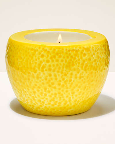 Fresh Amalfi Lemon Single Wick Figural Candle