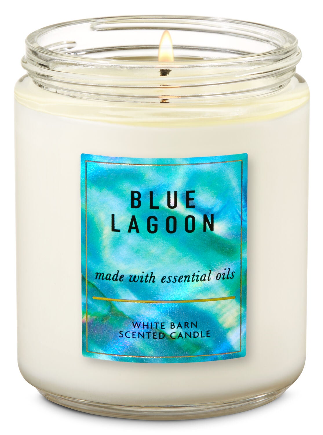 Blue Lagoon Single Wick Candle - Bath And Body Works