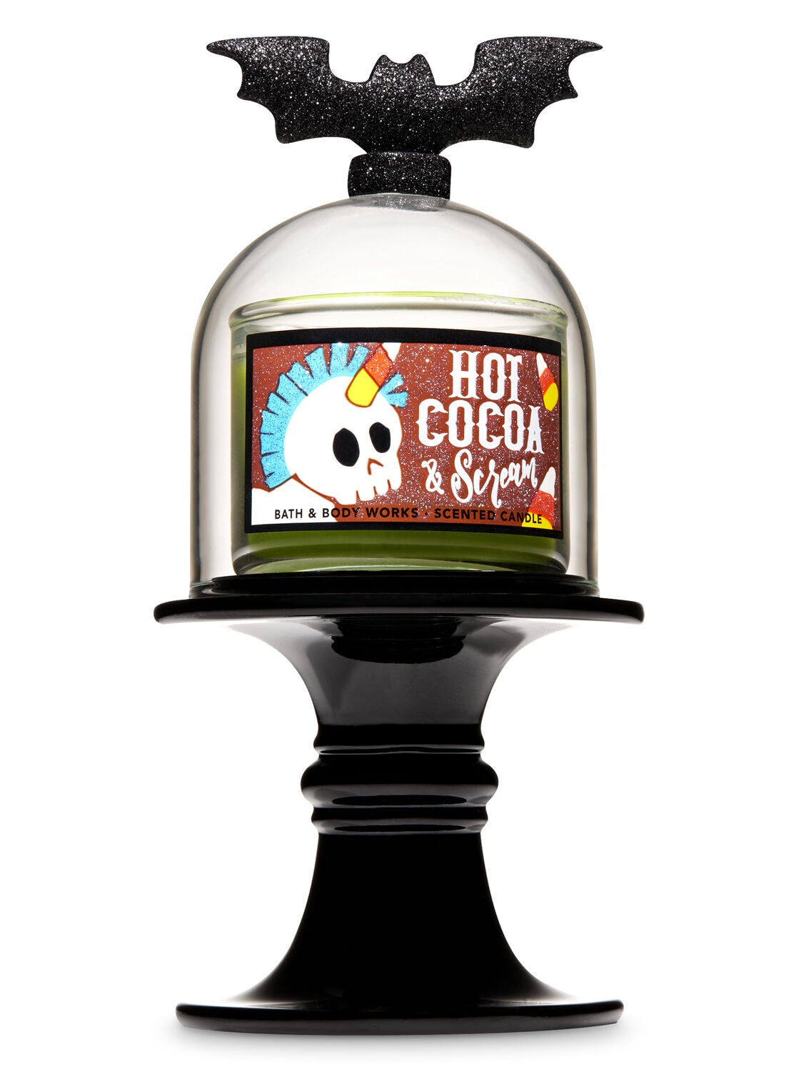 Bat Cloche Pedestal Mini Candle Holder - Bath And Body Works
